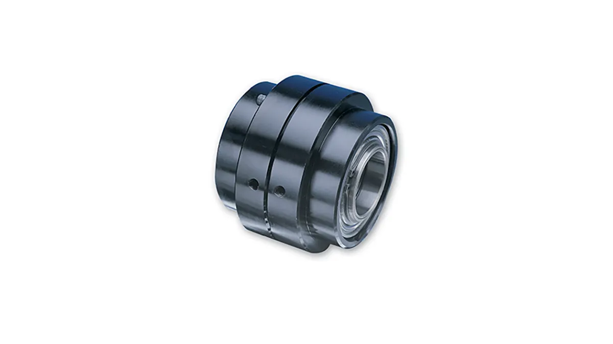 Black hydraulic rotary union cartridge with sealed bearing bore